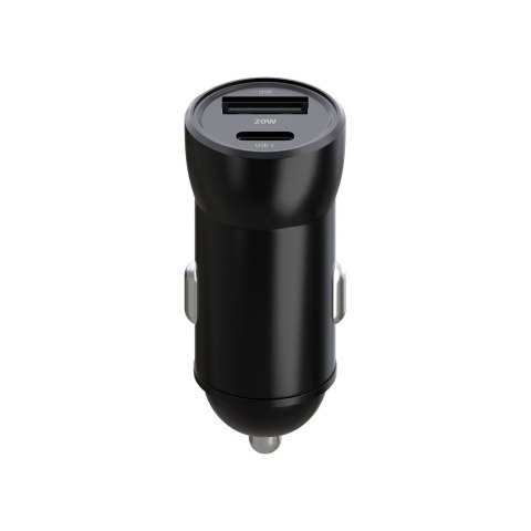 Maxlife ładowarka samochodowa PD QC MXCC-04 1x USB-C 1x USB 20W czarna + kabel USB-C - USB-C 60W Maxlife ładowarka samochodowa PD QC MXCC-04 1x USB-C 1x USB 20W czarna + kabel USB-C - USB-C 60W