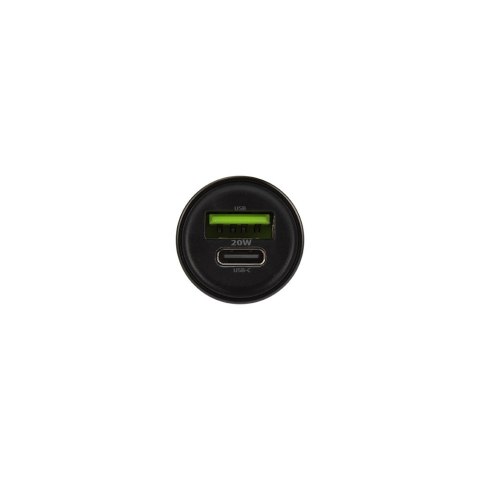 Maxlife ładowarka samochodowa PD QC MXCC-04 1x USB-C 1x USB 20W czarna + kabel USB-C - USB-C 60W Maxlife ładowarka samochodowa PD QC MXCC-04 1x USB-C 1x USB 20W czarna + kabel USB-C - USB-C 60W