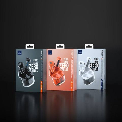 WIWU słuchawki Bluetooth Ghost TWS11 TWS czarne WIWU słuchawki Bluetooth Ghost TWS11 TWS czarne