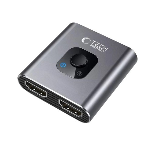 Adapter Tech-Protect HB07 HUB Adapter 2w1 HDMI 4K 60HZ - szary Adapter Tech-Protect HB07 HUB Adapter 2w1 HDMI 4K 60HZ - szary