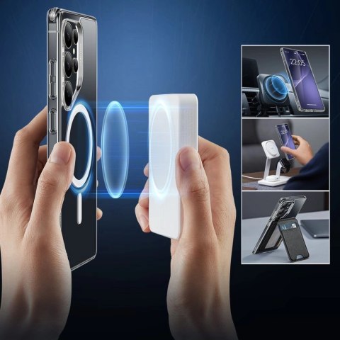 Etui ESR Classic Hybrid Halolock MagSafe na Samsung Galaxy S25 Ultra - przezroczyste Etui ESR Classic Hybrid Halolock MagSafe na Samsung Galaxy S25 Ultra - przezroczyste