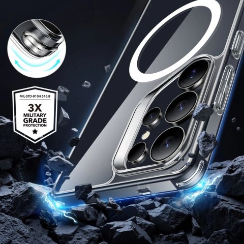 Etui ESR Classic Hybrid Halolock MagSafe na Samsung Galaxy S25 Ultra - przezroczyste Etui ESR Classic Hybrid Halolock MagSafe na Samsung Galaxy S25 Ultra - przezroczyste