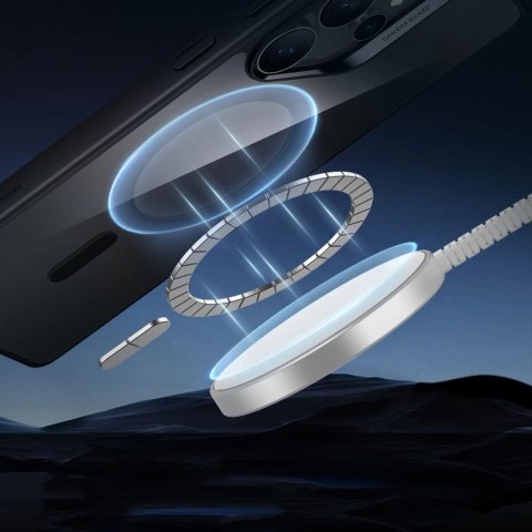 Etui ESR Classic Hybrid Halolock MagSafe na Samsung Galaxy S25 Ultra - przezroczysto-czarne Etui ESR Classic Hybrid Halolock MagSafe na Samsung Galaxy S25 Ultra - przezroczysto-czarne