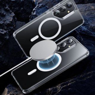 Etui ESR Classic Hybrid Halolock MagSafe na Samsung Galaxy S25+ - przezroczyste