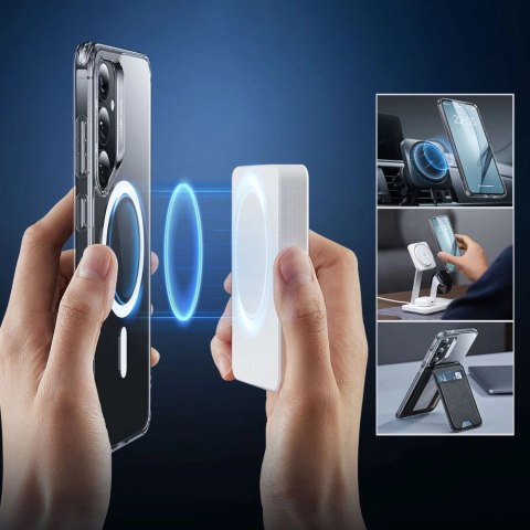 Etui ESR Classic Hybrid Halolock MagSafe na Samsung Galaxy S25+ - przezroczyste Etui ESR Classic Hybrid Halolock MagSafe na Samsung Galaxy S25+ - przezroczyste