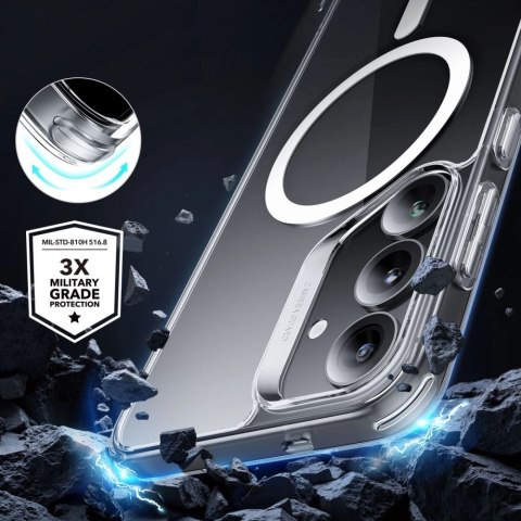 Etui ESR Classic Hybrid Halolock MagSafe na Samsung Galaxy S25+ - przezroczyste Etui ESR Classic Hybrid Halolock MagSafe na Samsung Galaxy S25+ - przezroczyste