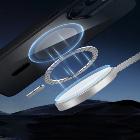 Etui ESR Classic Hybrid Halolock MagSafe na Samsung Galaxy S25+ - przezroczysto-czarne Etui ESR Classic Hybrid Halolock MagSafe na Samsung Galaxy S25+ - przezroczysto-czarne