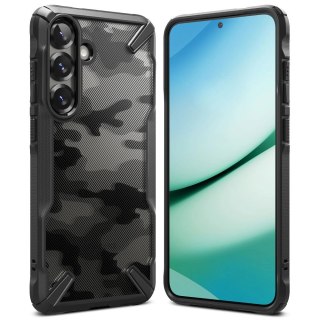 Etui Ringke Fusion X na Samsung Galaxy S25 - czarny camo