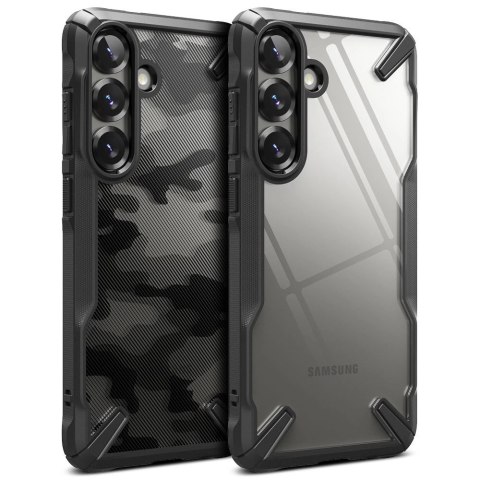 Etui Ringke Fusion X na Samsung Galaxy S25 - czarny camo