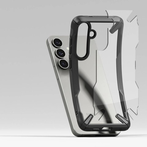 Etui Ringke Fusion X na Samsung Galaxy S25 - czarny