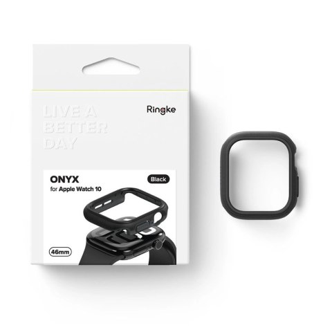 Etui Ringke Onyx na Apple Watch 10 46 mm - czarny Etui Ringke Onyx na Apple Watch 10 46 mm - czarny