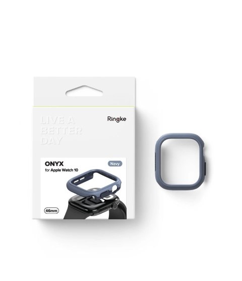Etui Ringke Onyx na Apple Watch 10 46 mm - granatowy Etui Ringke Onyx na Apple Watch 10 46 mm - granatowy