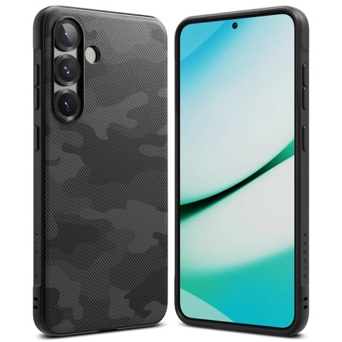 Etui Ringke Onyx na Samsung Galaxy S25 - czarny camo Etui Ringke Onyx na Samsung Galaxy S25 - czarny camo