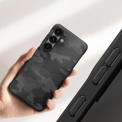 Etui Ringke Onyx na Samsung Galaxy S25 - czarny camo Etui Ringke Onyx na Samsung Galaxy S25 - czarny camo