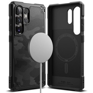 Etui Ringke Rugged Gear MagSafe na Samsung Galaxy S25 Ultra - czarny camo