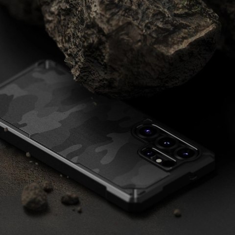 Etui Ringke Rugged Gear MagSafe na Samsung Galaxy S25 Ultra - czarny camo Etui Ringke Rugged Gear MagSafe na Samsung Galaxy S25 Ultra - czarny camo