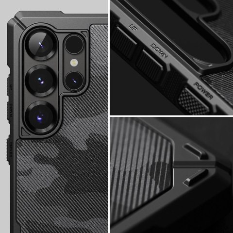 Etui Ringke Rugged Gear MagSafe na Samsung Galaxy S25 Ultra - czarny camo Etui Ringke Rugged Gear MagSafe na Samsung Galaxy S25 Ultra - czarny camo