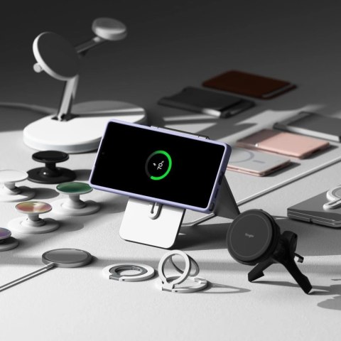 Etui Ringke Silicone MagSafe na Samsung Galaxy S25 Ultra - fioletowy