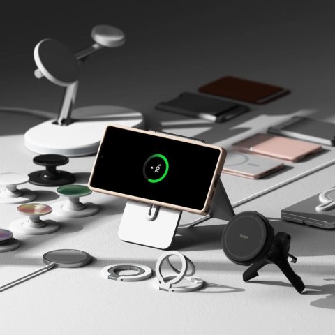 Etui Ringke Silicone MagSafe na Samsung Galaxy S25 Ultra - różowy