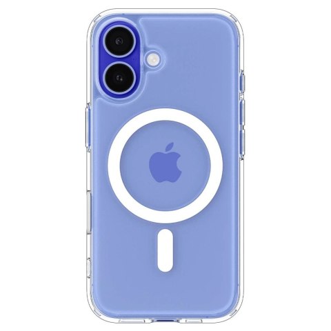 Etui Spigen Ultra Hybrid "T" MagSafe na iPhone 16 - białe Etui Spigen Ultra Hybrid "T" MagSafe na iPhone 16 - białe