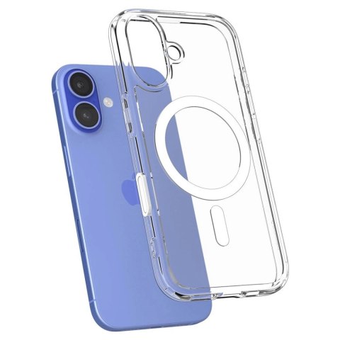 Etui Spigen Ultra Hybrid "T" MagSafe na iPhone 16 - białe Etui Spigen Ultra Hybrid "T" MagSafe na iPhone 16 - białe
