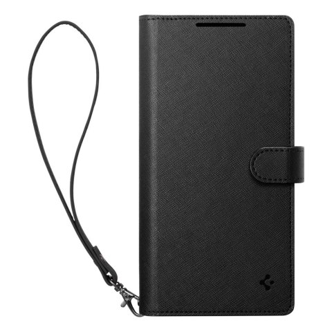 Etui Spigen Wallet "S" na Samsung Galaxy S25 Ultra - czarne Etui Spigen Wallet "S" na Samsung Galaxy S25 Ultra - czarne