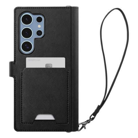 Etui Spigen Wallet "S" na Samsung Galaxy S25 Ultra - czarne Etui Spigen Wallet "S" na Samsung Galaxy S25 Ultra - czarne