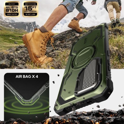 Etui Supcase IBLSN Armorbox Mag na Samsung Galaxy S25 Ultra - oliwkowy