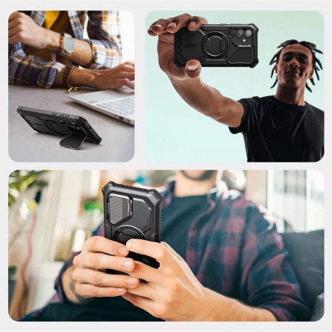 Etui Supcase IBLSN Armorbox Mag na Samsung Galaxy S25 - czarne