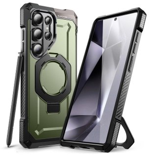 Etui Supcase UB Grip Mag na Samsung Galaxy S25 Ultra - oliwkowy