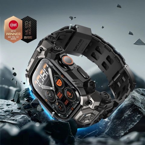 Etui Supcase Unicorn Beetle Ore na Apple Watch Ultra 1 / 2 49 mm - czarne Etui Supcase Unicorn Beetle Ore na Apple Watch Ultra 1 / 2 49 mm - czarne