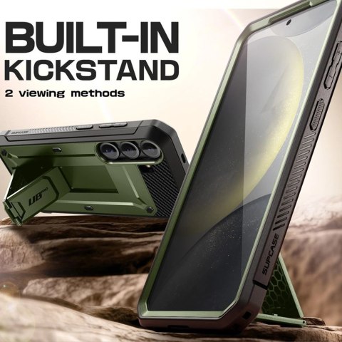 Etui Supcase Unicorn Beetle Pro 2-set na Samsung Galaxy S25 - oliwkowy Etui Supcase Unicorn Beetle Pro 2-set na Samsung Galaxy S25 - oliwkowy