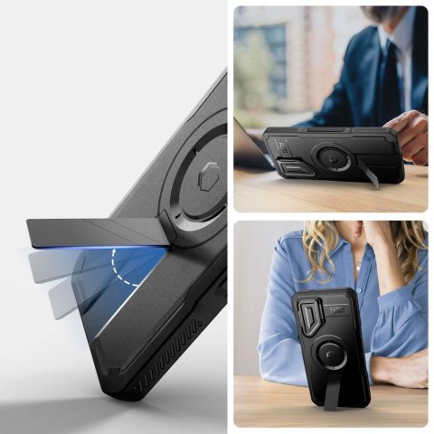 Etui Tech-Protect Kevlar MagSafe+ na Samsung Galaxy S25 Plus - czarne
