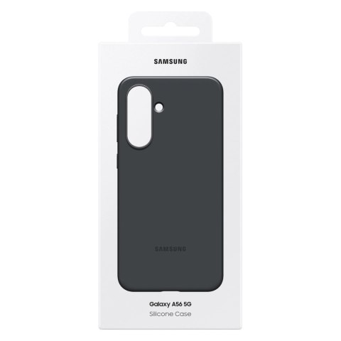 Etui silikonowe Samsung Silicone Case EF-PA566CBEGWW na Samsung Galaxy A56 5G - czarne