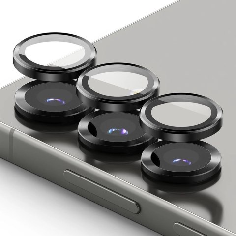 Ochronne nakładki Ringke Camera Frame Protector 2-pack na Samsung Galaxy S25+ Ultra - czarny
