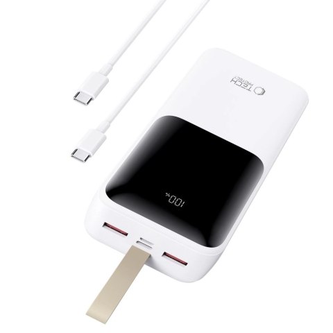 Powerbank Tech-Protect PB03 30000mAh 22.5W - biały Powerbank Tech-Protect PB03 30000mAh 22.5W - biały