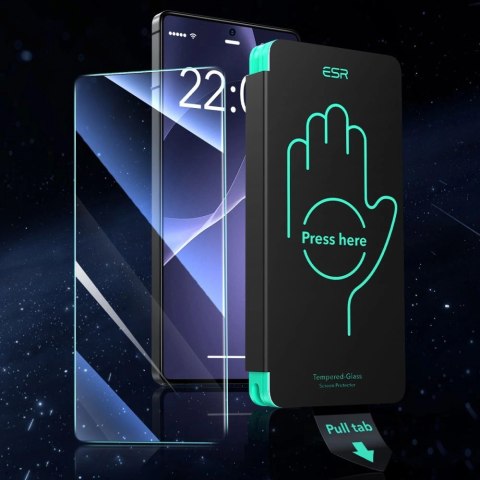 Szkło hartowane ESR Tempered Glass 2-pack na Samsung Galaxy S25 Ultra - przezroczyste Szkło hartowane ESR Tempered Glass 2-pack na Samsung Galaxy S25 Ultra - przezroczyste