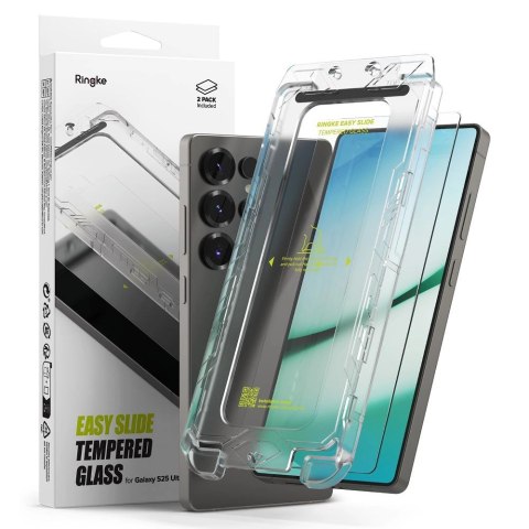 Szkło hartowane Ringke Easy Slide 2-pack na Samsung Galaxy S25 Ultra Szkło hartowane Ringke Easy Slide 2-pack na Samsung Galaxy S25 Ultra