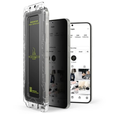 Szkło prywatyzujące Ringke Easy Slide 2-pack na Samsung Galaxy S25+