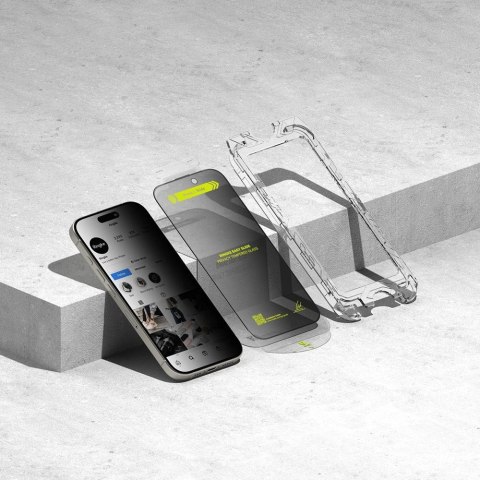 Szkło prywatyzujące Ringke Easy Slide 2-pack na Samsung Galaxy S25 Szkło prywatyzujące Ringke Easy Slide 2-pack na Samsung Galaxy S25