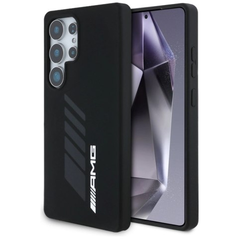 Etui AMG Oversize Rhombs MagSafe na Samsung Galaxy S25 Ultra - czarne Etui AMG Oversize Rhombs MagSafe na Samsung Galaxy S25 Ultra - czarne