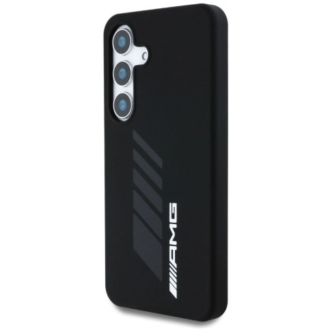 Etui AMG Oversize Rhombs MagSafe na Samsung Galaxy S25 - czarne Etui AMG Oversize Rhombs MagSafe na Samsung Galaxy S25 - czarne
