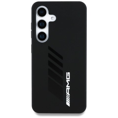 Etui AMG Oversize Rhombs MagSafe na Samsung Galaxy S25 - czarne Etui AMG Oversize Rhombs MagSafe na Samsung Galaxy S25 - czarne