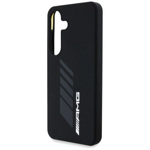 Etui AMG Oversize Rhombs MagSafe na Samsung Galaxy S25 - czarne Etui AMG Oversize Rhombs MagSafe na Samsung Galaxy S25 - czarne