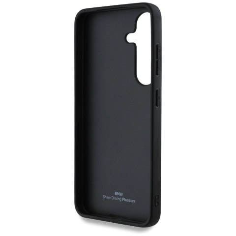 Etui BMW Leather Big Wordmark na Samsung Galaxy S25+ - czarne Etui BMW Leather Big Wordmark na Samsung Galaxy S25+ - czarne