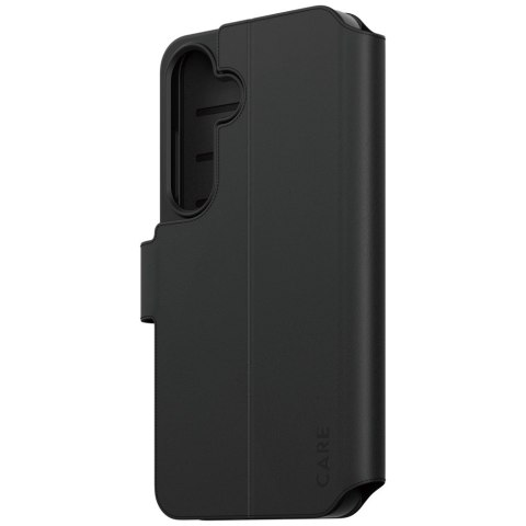 Etui CARE by PanzerGlass Feature Wallet Kickstand na Samsung Galaxy S25 - czarne Etui CARE by PanzerGlass Feature Wallet Kickstand na Samsung Galaxy S25 - czarne