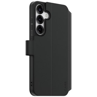 Etui CARE by PanzerGlass Feature Wallet Kickstand na Samsung Galaxy S25+ - czarne