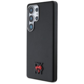Etui DKNY Leather Heart of NY na Samsung Galaxy S25 Ultra - czarne