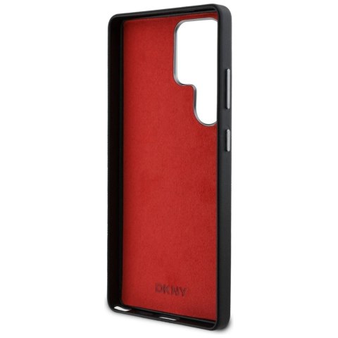 Etui DKNY Leather Heart of NY na Samsung Galaxy S25 Ultra - czarne Etui DKNY Leather Heart of NY na Samsung Galaxy S25 Ultra - czarne