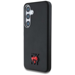 Etui DKNY Leather Heart of NY na Samsung Galaxy S25 - czarne